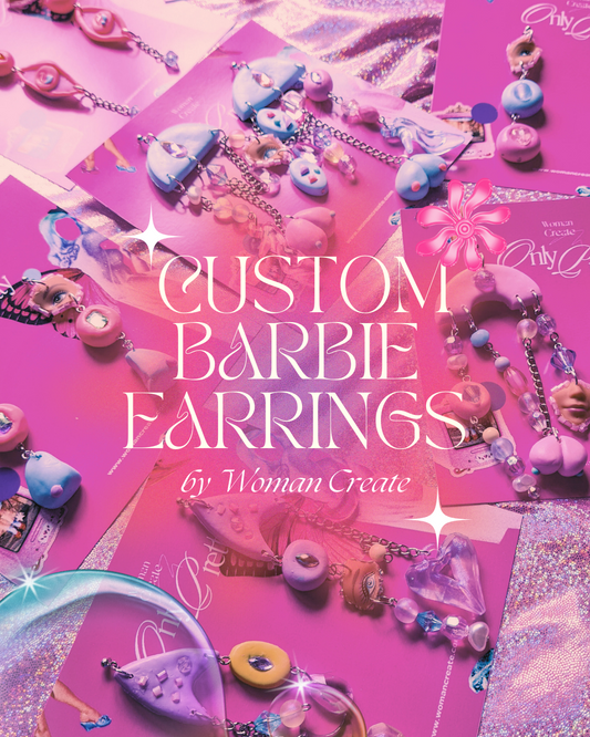 Custom Barbie Earrings
