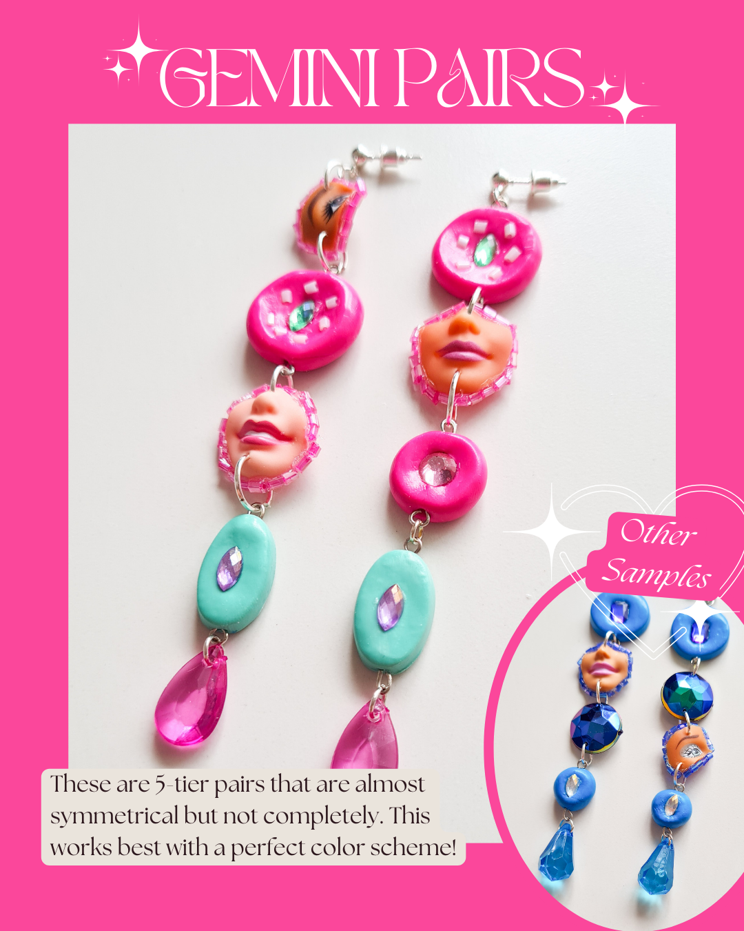 Custom Barbie Earrings - Woman Create