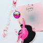 LOVELY BODIES Pink Acrylic Charm
