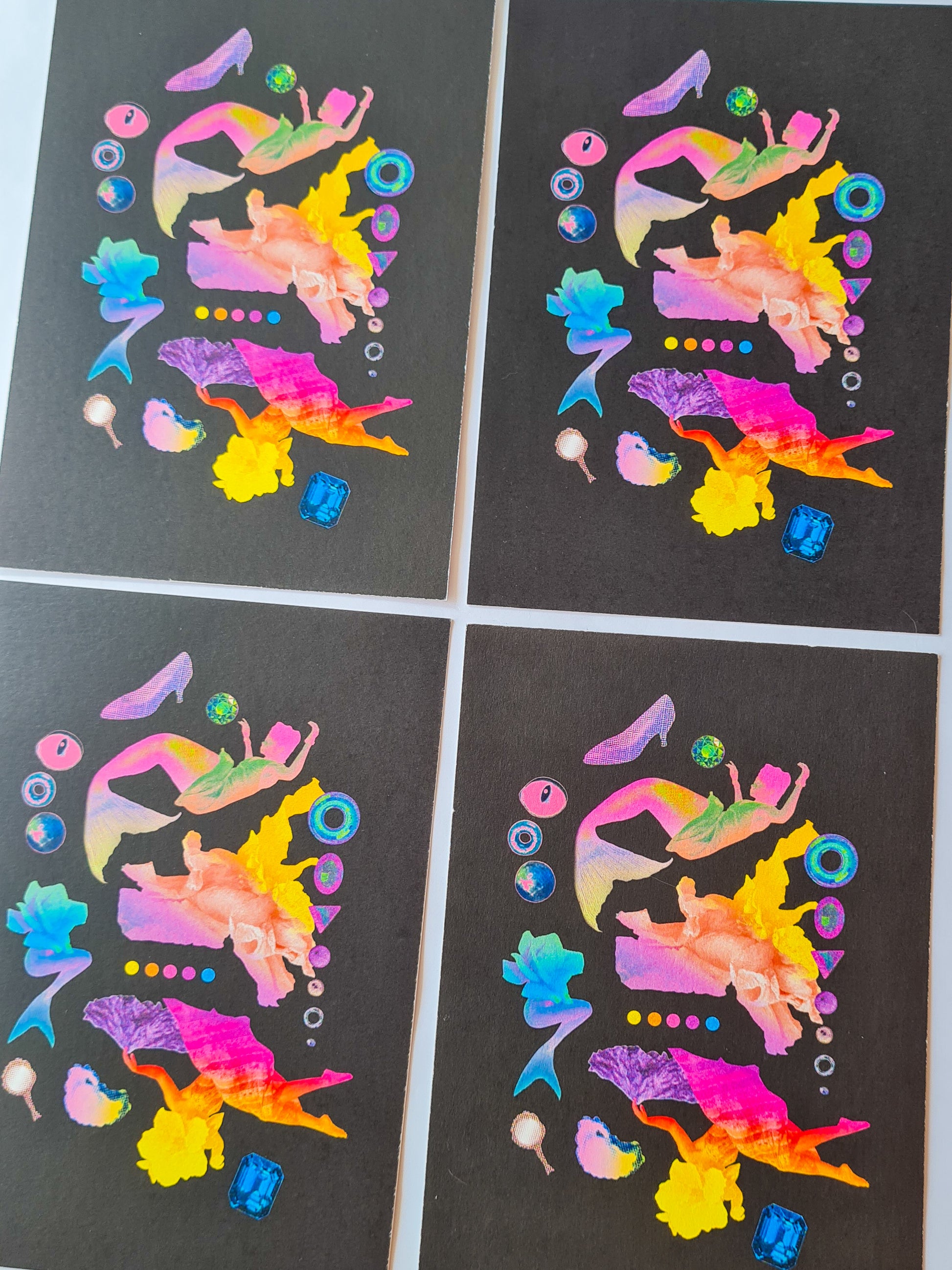 The Little Mermaid (DARK version), 5” x 7” / 6" x 8" art print - Woman Create