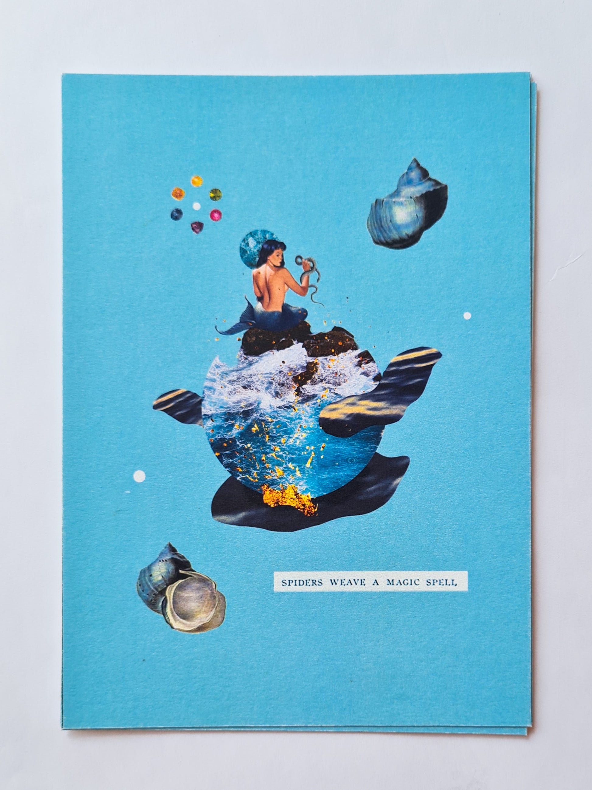 Mermaid's Tale, 5” x 7” art print - Woman Create