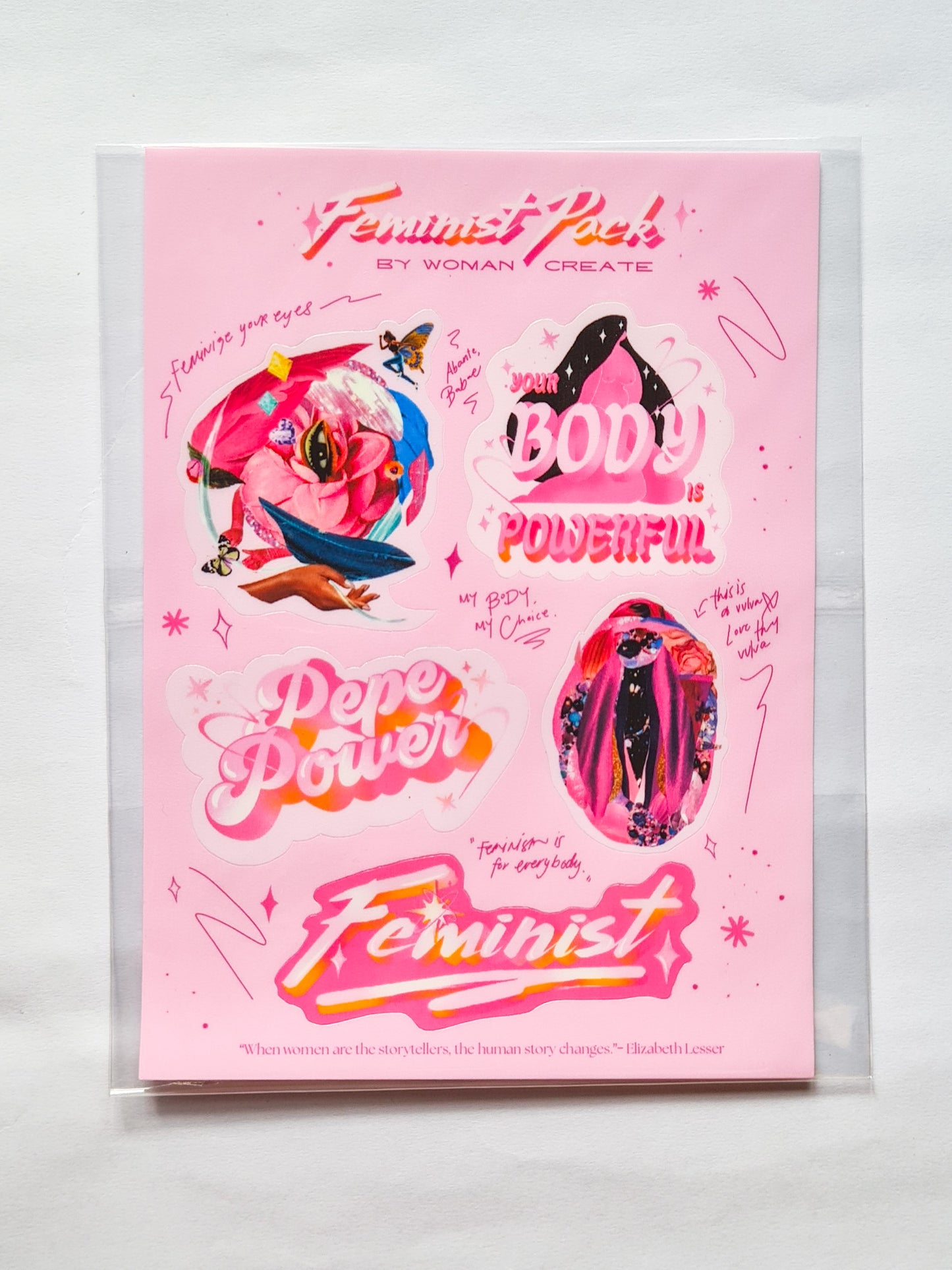 FEMINIST PACK Sticker Sheet