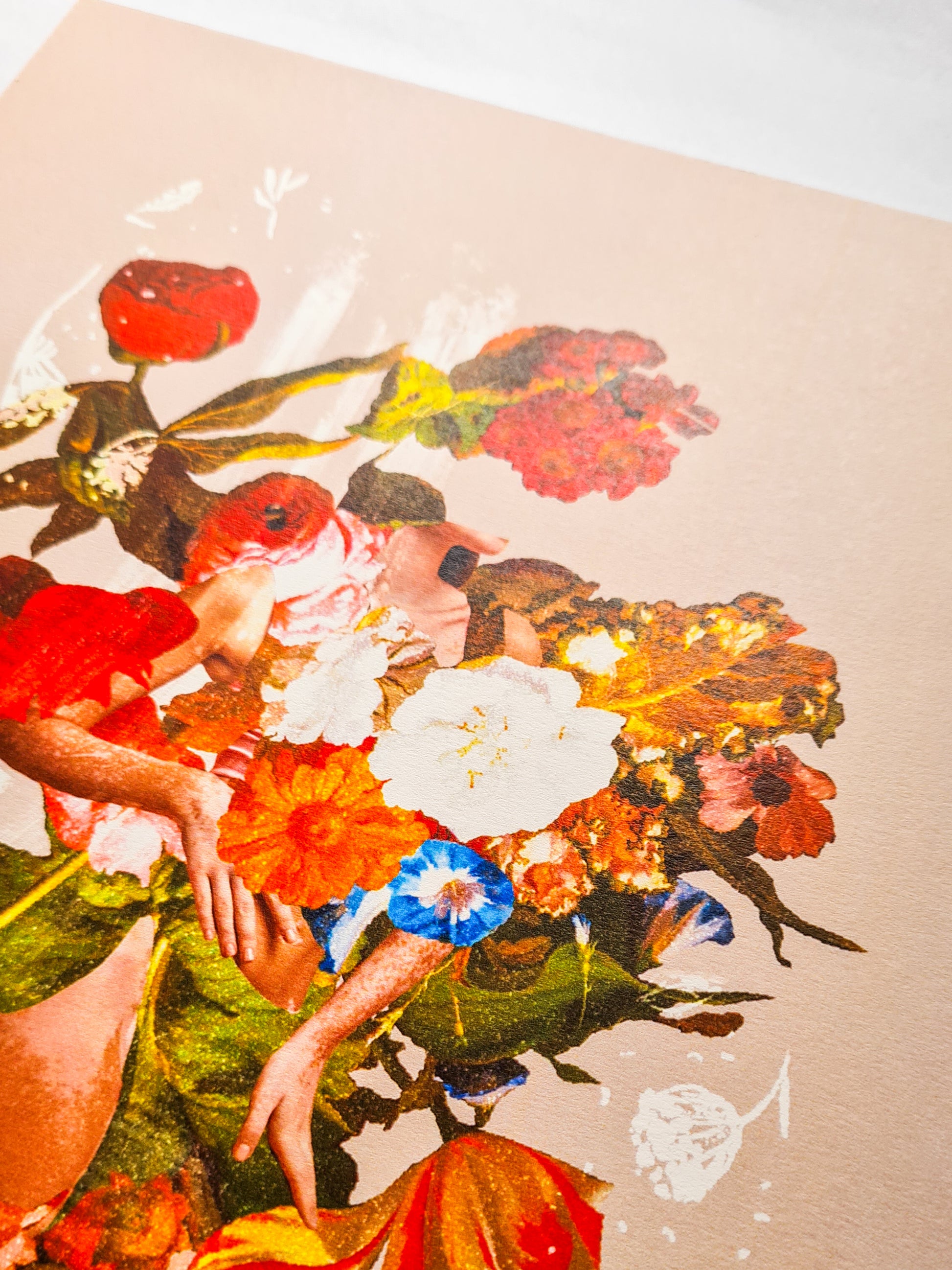 My Skin in Bloom, 5" x 7" / A4 art print - Woman Create