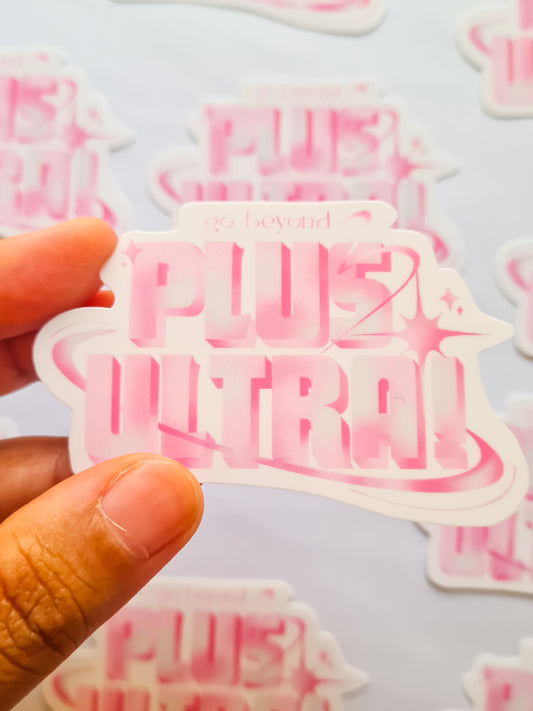 PLUS ULTRA - MHA fanart type sticker