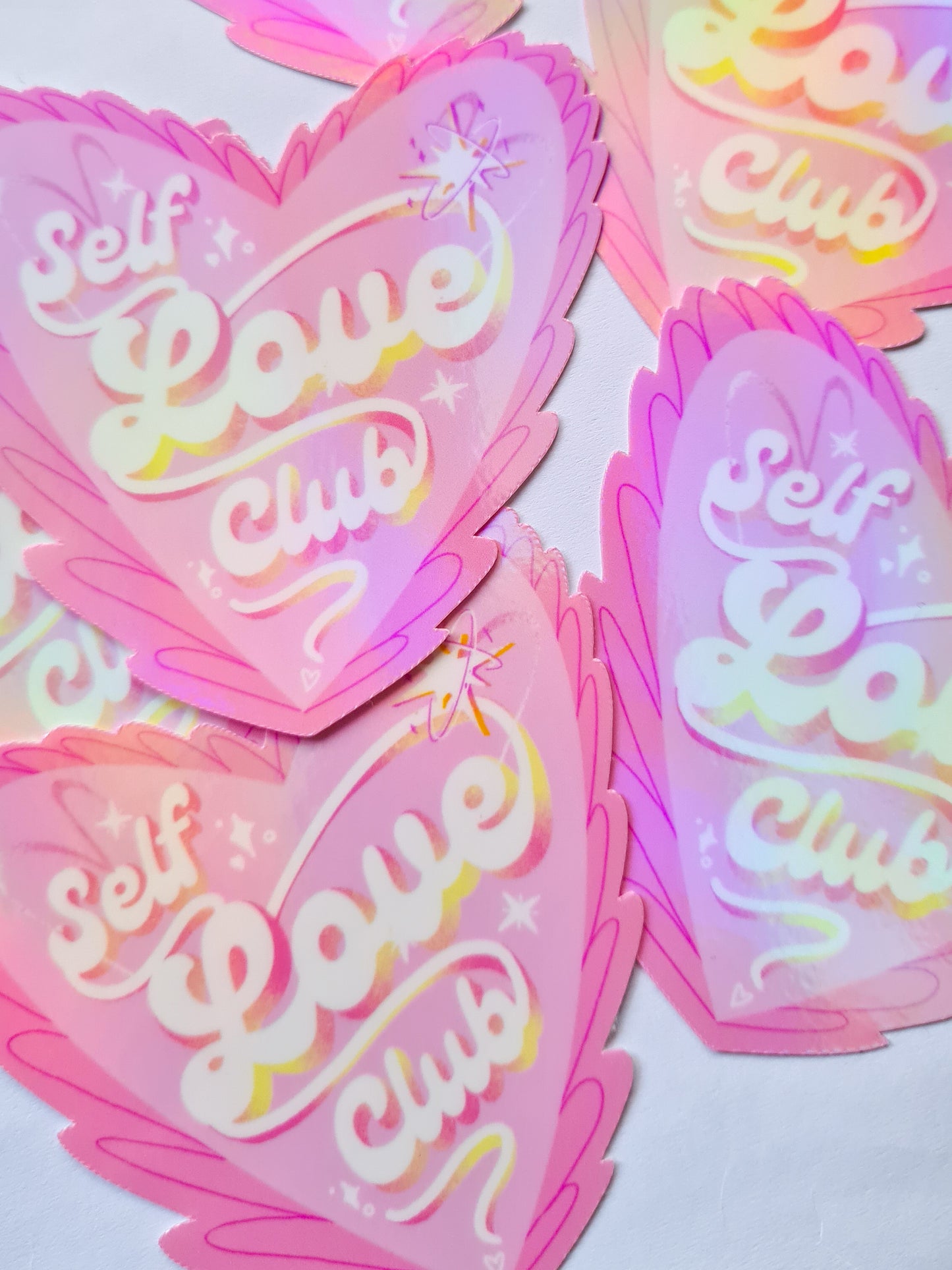 Self Love Club type sticker - Woman Create