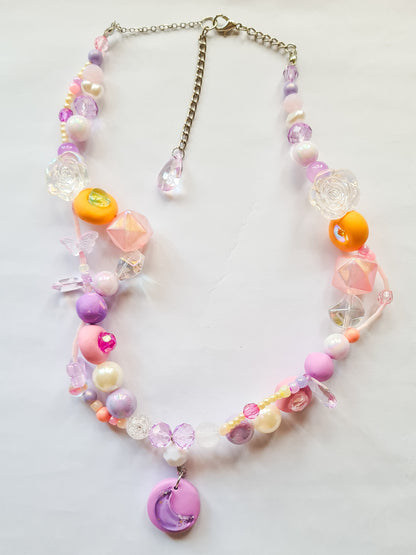 Gemini Moon Multi-Layered Necklace