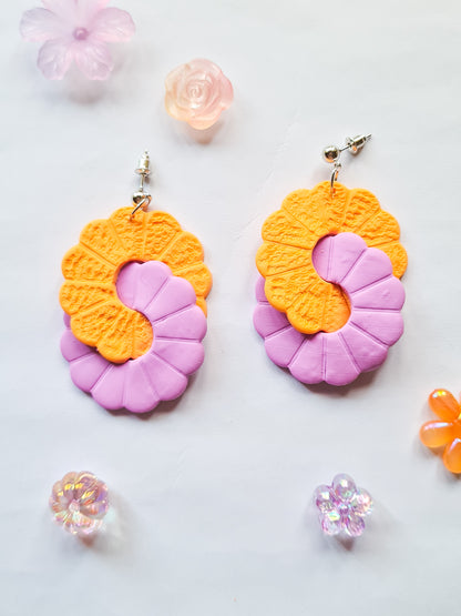 Gemini Flower Earrings