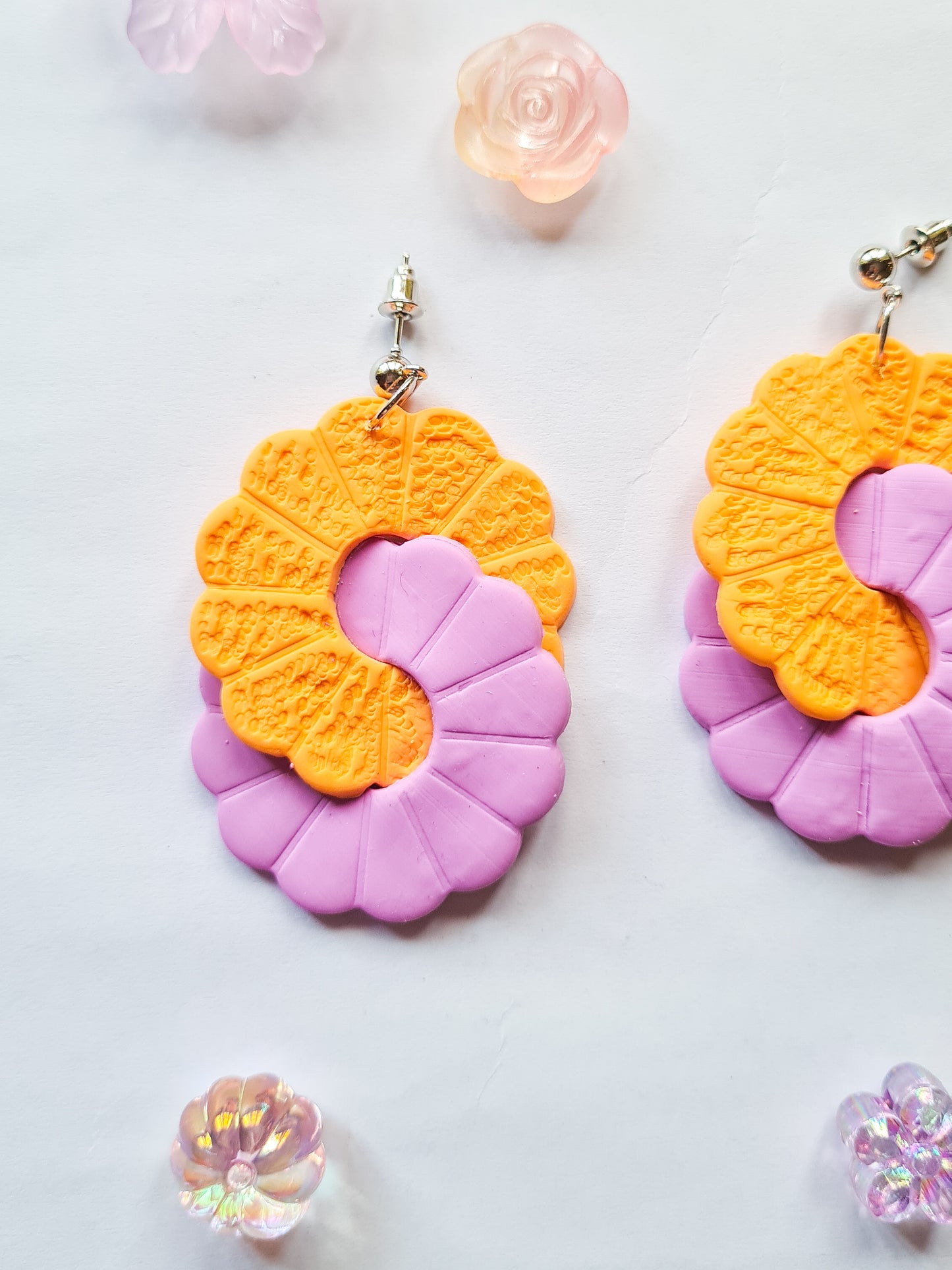 Gemini Flower Earrings