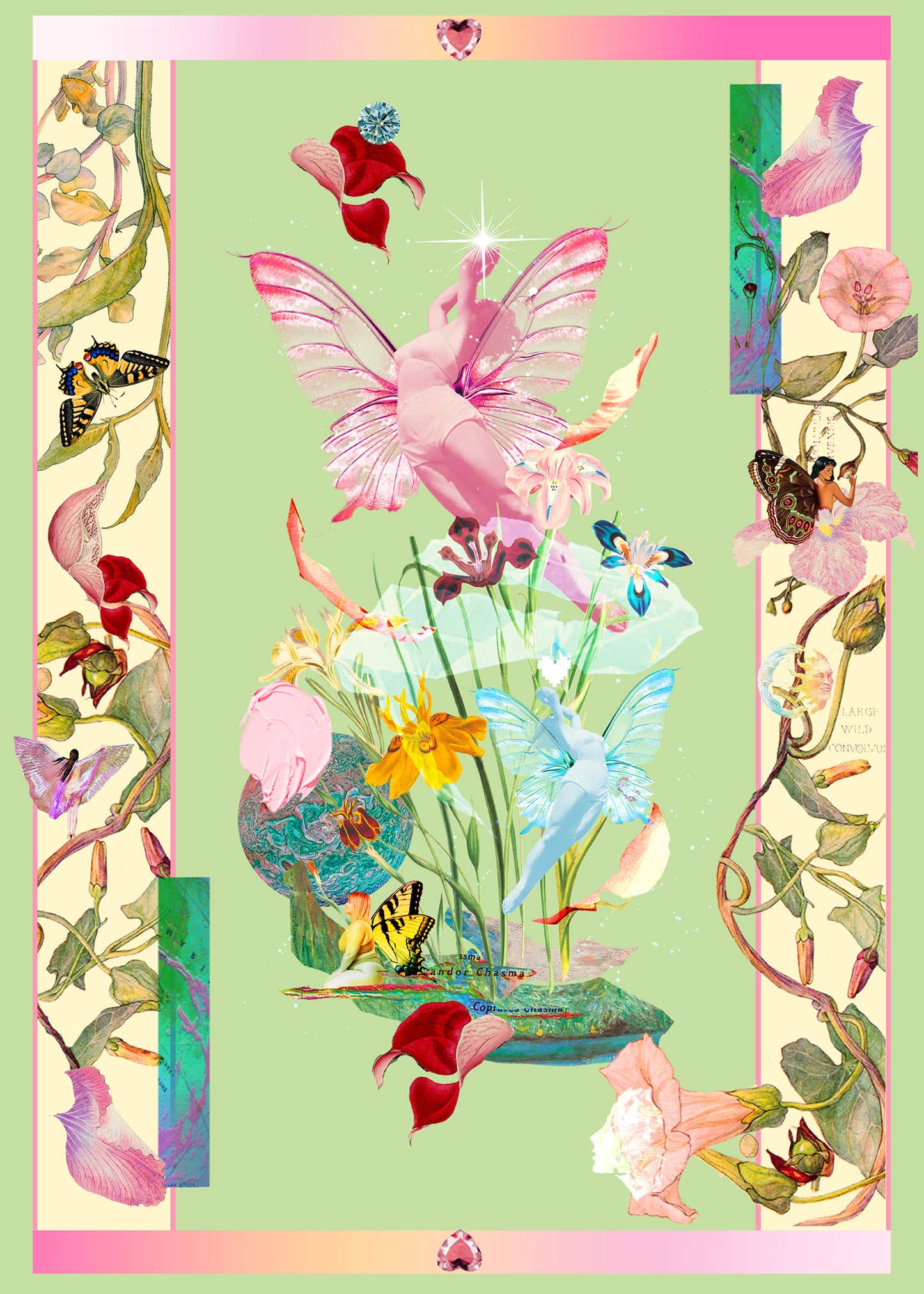 Where Fairies Reside, 5"x7" / A5 / A4 art print - Woman Create